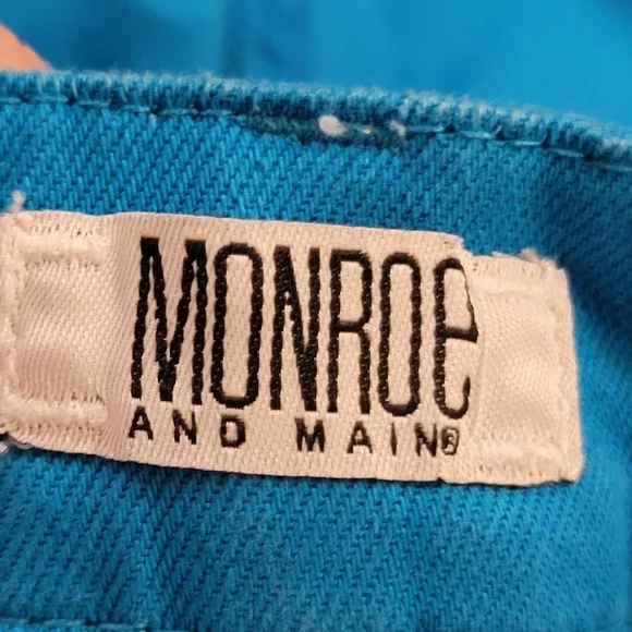 Monroe & Main Capri pants Blue Size 14 - Picture 7 of 9